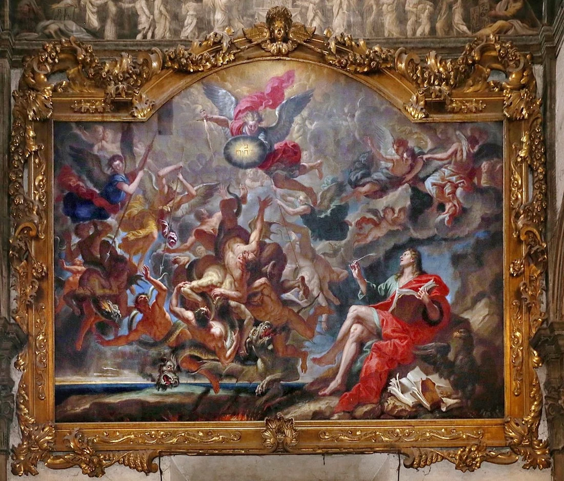 Visione di san Giovanni Evangelista - chiesa di San Giovanni Evangelista, Parma